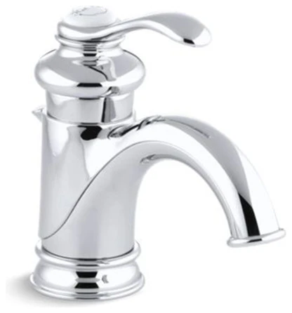 Kohler Fairfax Single-Handle Bathroom Sink Faucet, Polished Chrome 1 Kohler Fairfax Single-Handle Bathroom Sink Faucet, Polished Chrome
