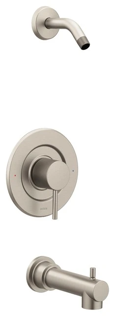 Moen Align Brushed Nickel Posi-Temp(R Tub/Shower T2193NHBN 1 Moen Align Brushed Nickel Posi-Temp(R Tub/Shower T2193NHBN