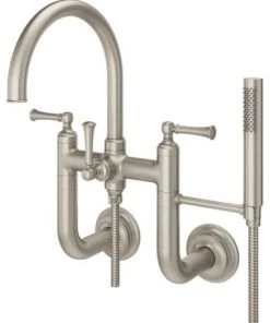 Pfister LG6-3TB Tisbury Wall Mounted Tub Filler - Brushed Nickel