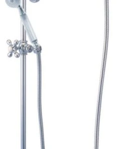 Kingston Brass Made To Match Shower Combo In Polished Chrome Finish KAK3421W1