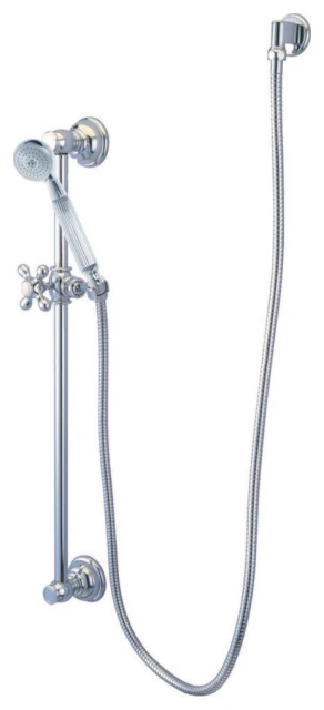 Kingston Brass Made To Match Shower Combo In Polished Chrome Finish KAK3421W1 1 Kingston Brass Made To Match Shower Combo In Polished Chrome Finish KAK3421W1