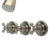 Kingston Brass KB238AX Tub And Shower Faucet, Brushed Nickel