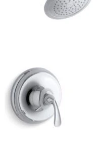 Kohler Forte Sculpted Bath/Shower Valve Trim W/ 2.5 GPM Showerhead