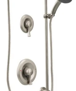 Moen Commercial Classic Brushed Nickel Posi-Temp Transfer Trim Kit T8343CBN