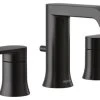 Moen Two-Handle Bathroom Faucet Matte Black, T6708BL