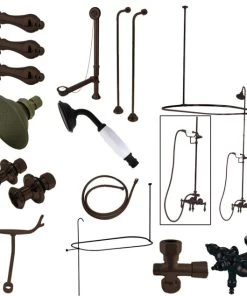 Kingston Brass Clawfoot Tub Faucet Packages With Oil Rubbed Bronze CCK3145AL