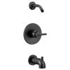 Delta Faucet Delta Trinsic Monitor 14 Series Tub & Shower Trim - Less Head, Matte Black