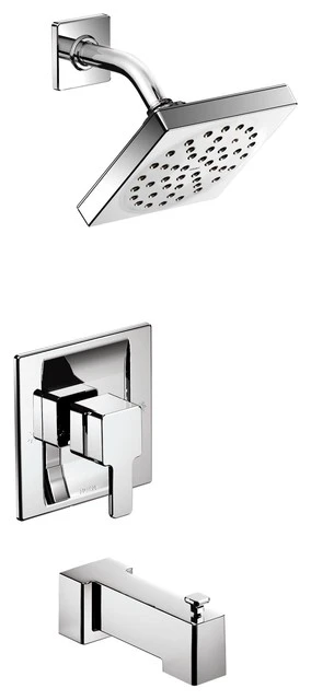 Moen 90 Degree Chrome Posi-Temp(R Tub/Shower TS2713EP 1 Moen 90 Degree Chrome Posi-Temp(R Tub/Shower TS2713EP