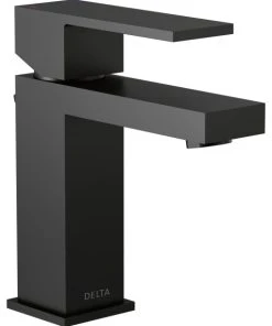 Delta Faucet Delta Modern Single Handle Project-Pack Bathroom Faucet, 567LF-BLGPM-PP