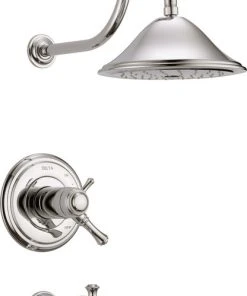 Delta Faucet Delta Cassidy TempAssure 17T Series Tub & Shower Trim, Polished Nickel