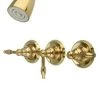 Kingston Brass Polished Brass Magellan Three Handle Tub & Shower Faucet KB232KL