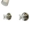 Kingston Brass Tub And Shower Faucet, Brushed Nickel