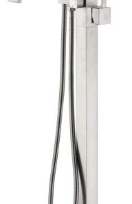 Anzzi Angel 2-Handle Claw Foot Tub Faucet With Hand Shower In A Brushed Nickel