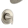 Moen Glyde Brushed Nickel Posi-Temp(R Tub/Shower T2843EPBN
