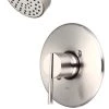 Olympia Faucets, Inc. I2v Single Handle Tub/Shower Trim Set, Brushed Nickel