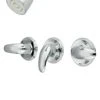 Kingston Brass Polished Chrome Legacy Three Handle Tub & Shower Faucet KB6231LL
