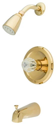 Kingston Brass KB53 Tub And Shower Trim - Brass 1 Kingston Brass KB53 Tub And Shower Trim - Brass