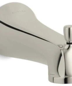 Kohler Bancroft Wall-Mount Diverter Bath Spout, Vibrant Polished Nickel