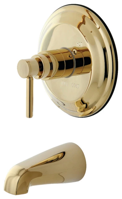 Kingston Brass Tub Only Faucet, Polished Brass 1 Kingston Brass Tub Only Faucet, Polished Brass