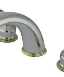 Kingston Brass Roman Tub Faucet, Polished Chrome/Polished Brass