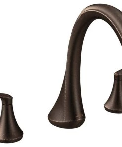 Moen Eva 2-Handle High Arc Roman Tub Faucet, Oil Rubbed Bronze