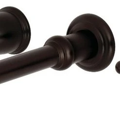 Kingston Brass Two-Handle Wall Mount Tub Faucet, Oil Rubbed Bronze