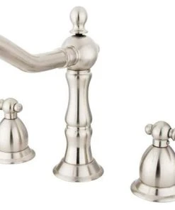 Kingston Brass Two Handle 8" To 14" Widespread Lavatory Faucet With Brass Pop-up KS1978TL