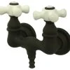 Kingston Brass 3-3/8" Wall Mount Tub Faucet, Oil Rubbed Bronze