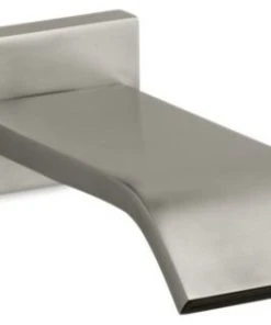 Kohler Loure Wall-Mount 9-3/4" Bath Spout, Vibrant Brushed Nickel