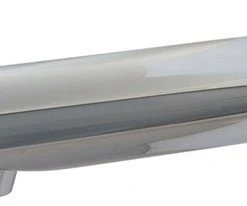 Kingston Brass Tub Faucet Spout With Flange, Polished Chrome