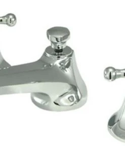 Kingston Brass Metropolitan Two Handle 8" To 16" Widespread Lavatory Faucet With Brass Pop-up
