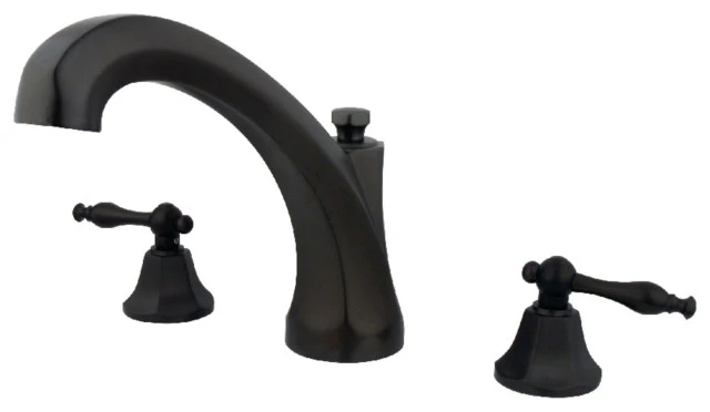 Kingston Brass Roman Tub Faucet, Oil Rubbed Bronze 1 Kingston Brass Roman Tub Faucet, Oil Rubbed Bronze