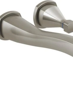 Delta Faucet Delta T5776-WL Stryke Double Handle Wall Mounted Tub Filler Trim - Brilliance