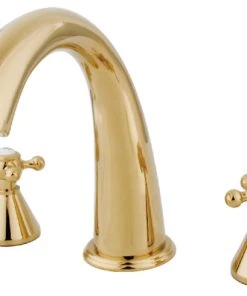 Kingston Brass Roman Tub Faucet, Polished Brass