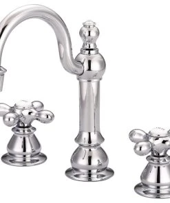 Water Creation Vintage Classic Widespread Lavatory Faucet With Pop-Up Drain