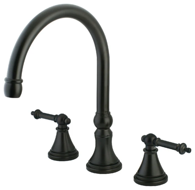 Kingston Brass Templeton Roman Tub Faucet, Oil Rubbed Bronze 1 Kingston Brass Templeton Roman Tub Faucet, Oil Rubbed Bronze