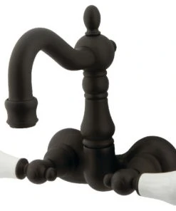 Kingston Brass 3-3/8" Wall Mount Tub Faucet, Oil Rubbed Bronze