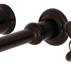 Kingston Brass Two-Handle Wall Mount Tub Faucet, Oil Rubbed Bronze