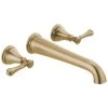 Delta Faucet Delta Cassidy Wall Mounted Tub Filler, Champagne Bronze, T5797-CZWL