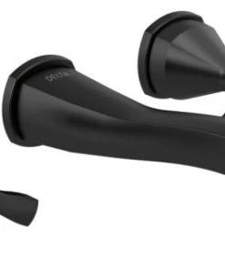 Delta Faucet Delta Wall Mounted Lav Matte Black
