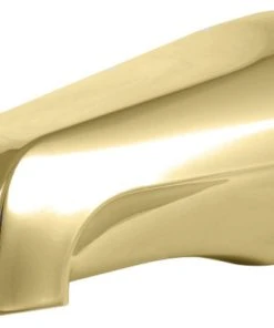 Kingston Brass Trimscape 5-1/8" Tub Spout With Diverter, 1/2" CTS, Polished Brass