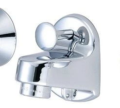 Central Brass Two Handle Shelf Back Bathroom Faucet With Canopy Handles