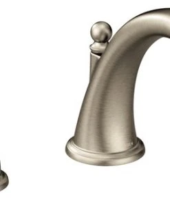 Moen Brantford Two-Handle Roman Tub Faucet, Brushed Nickel