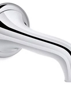 Kohler Artifacts Wall-Mount Bath Spout With Flare Design, Polished Chrome