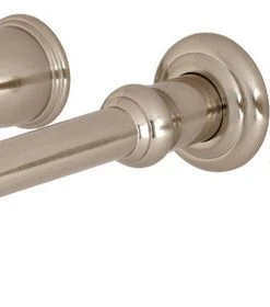 Kingston Brass Two-Handle Wall Mount Tub Faucet, Brushed Nickel