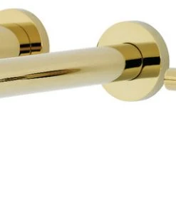 Kingston Brass KS8022ML Milano 2-Handle Wall Mount Tub Faucet, Polished Brass