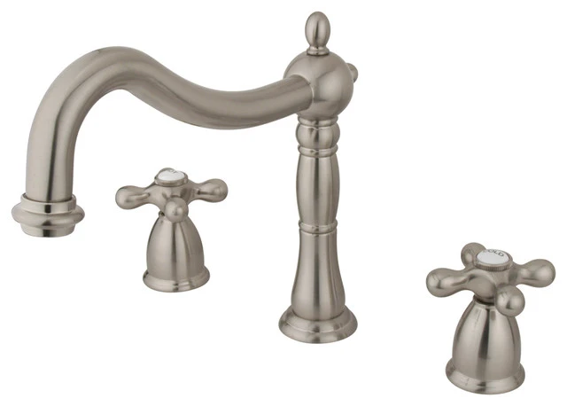 Kingston Brass Heritage Two Handle Roman Tub Filler 1 Kingston Brass Heritage Two Handle Roman Tub Filler