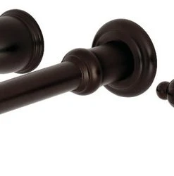 Kingston Brass Two-Handle Wall Mount Tub Faucet, Oil Rubbed Bronze