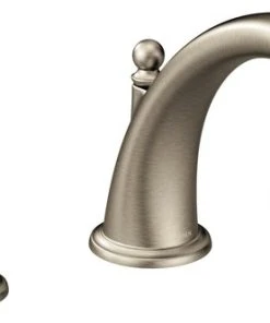 Moen Brantford Brushed Nickel Two-Handle Roman Tub Faucet T933BN