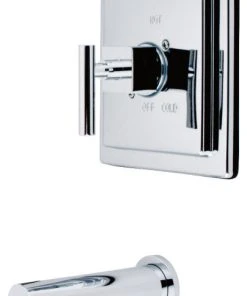 Kingston Brass Tub And Shower Faucets In Polished Chrome Finish KB8651CQLTTO